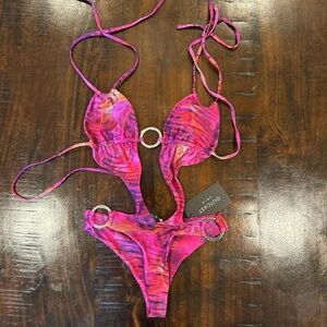 Outcast clothing one piece bikini